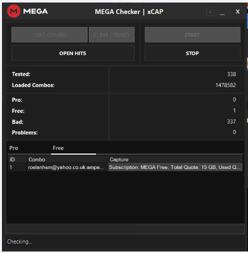 MEGA Checker by [xCAP]