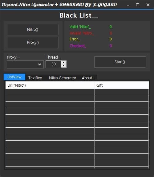 Discord Nitro [Gen - Checker] by X-GOGARO