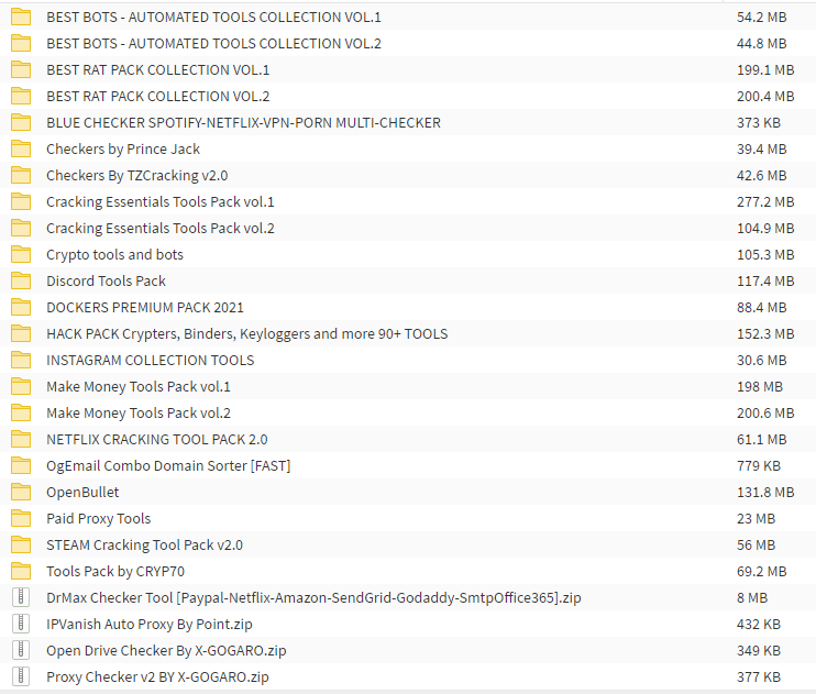 [LEAK CONTENT] HUGE PACKS, CHECKERS, BOTS, PROXIES AND MORE TOOLS AND UTILITIES