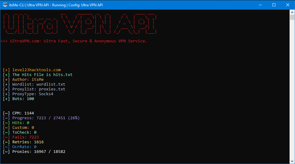 Ultra VPN API Checker + Capture | Tool by Level23