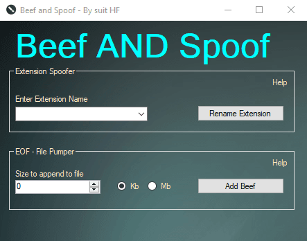 BeefNSpoof by suit