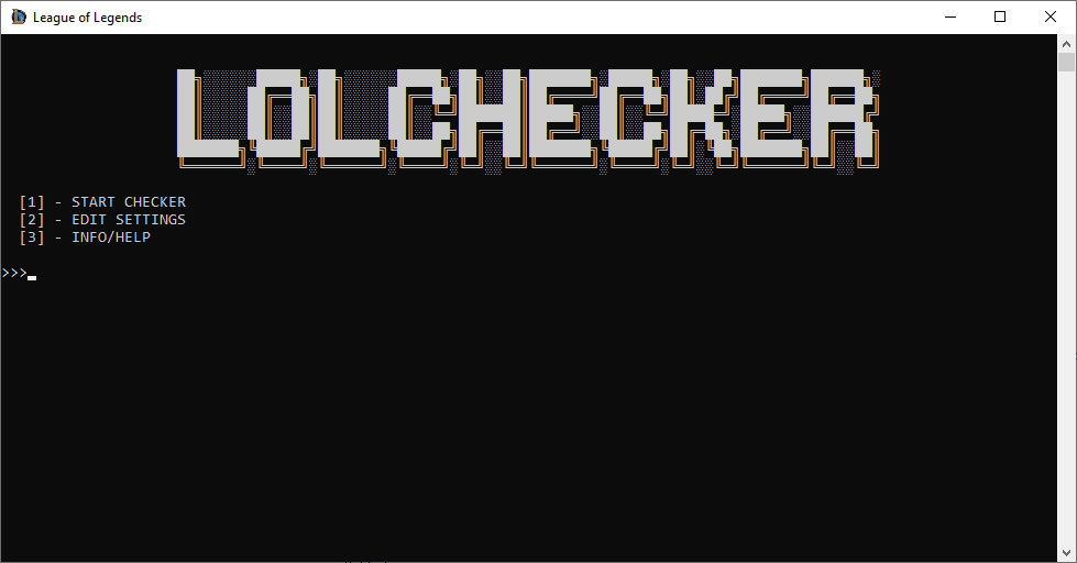 LEAGUE OF LEGENDS CHECKER - 2024