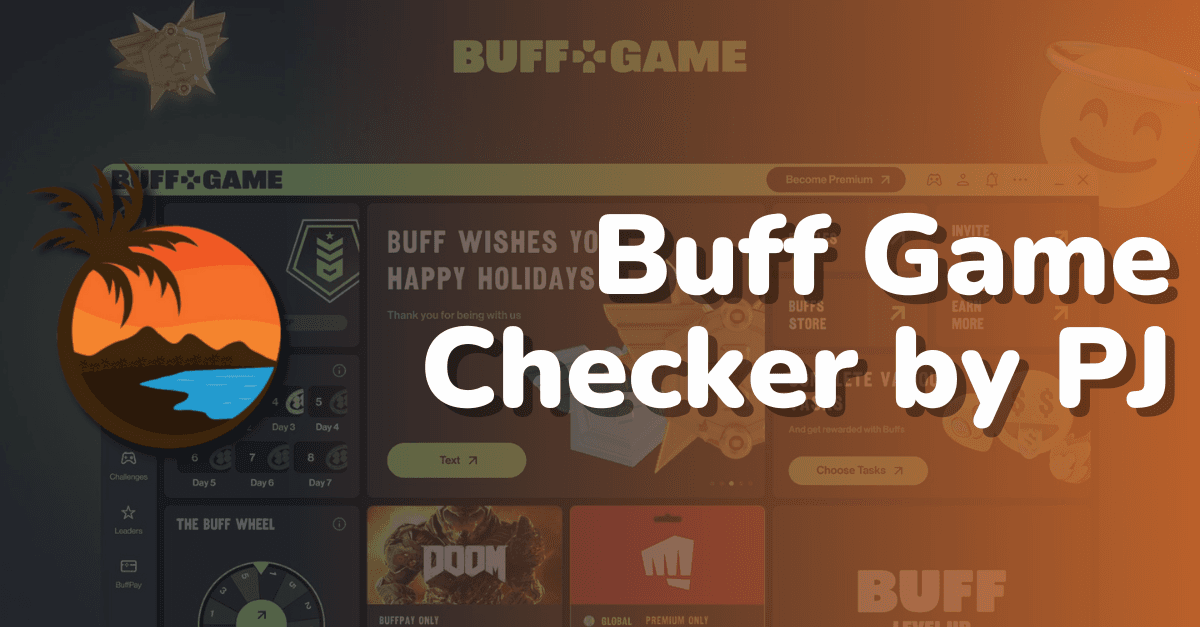 Buff Game Checker By PJ With Capture