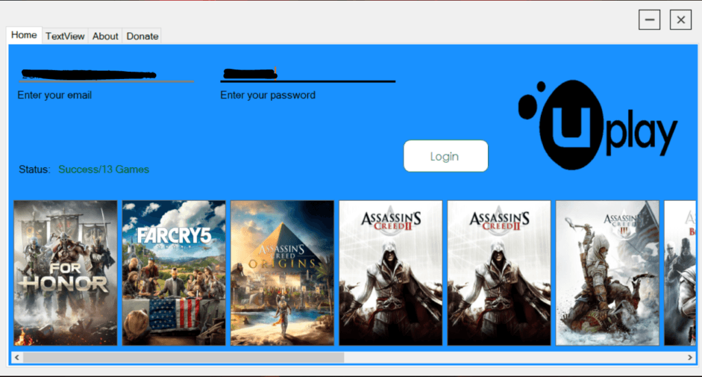 Uplay Single Account Checker v1.0 by PJ