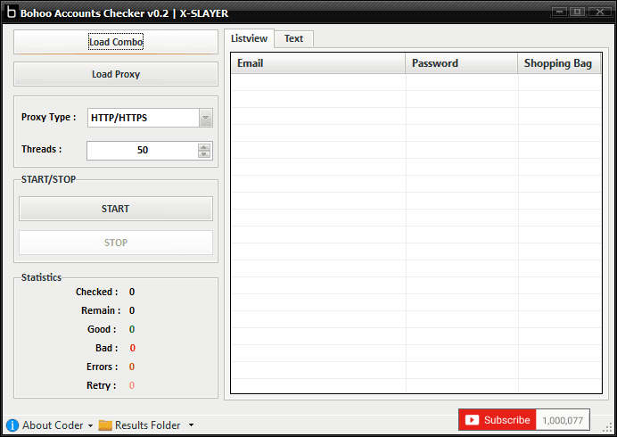 Bohoo Accounts Checker By X-SLAYER