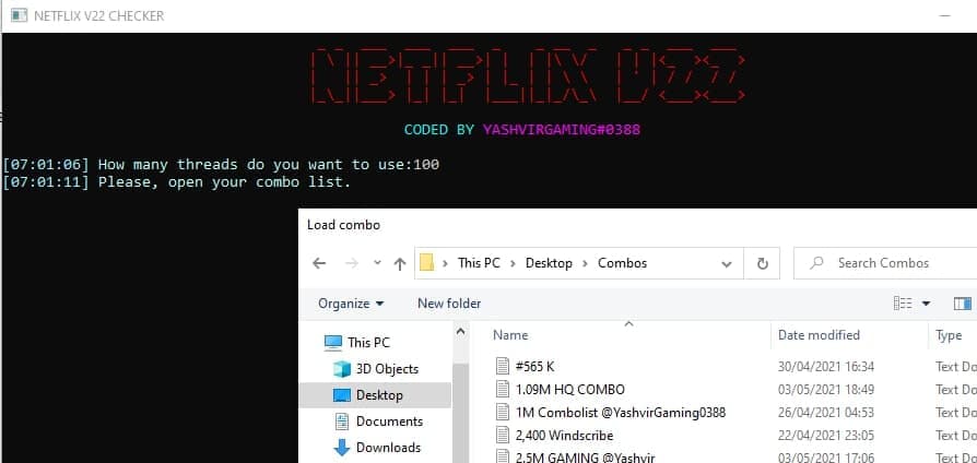Netflix V22 Checker By Yashvir Gaming