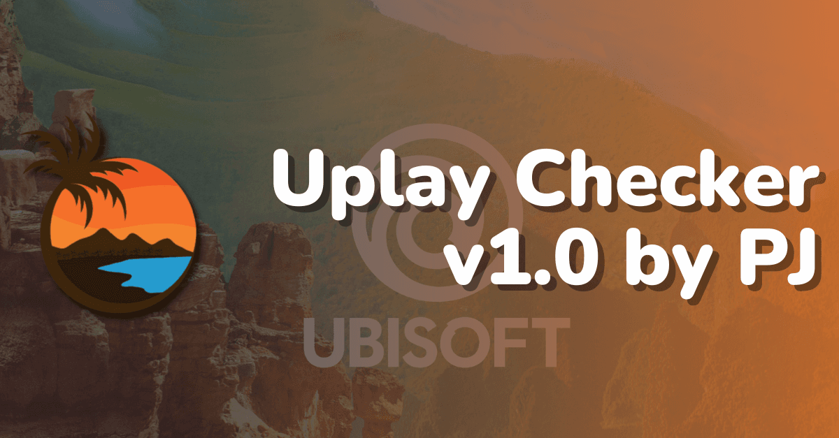 Uplay Single Account Checker v1.0 by PJ