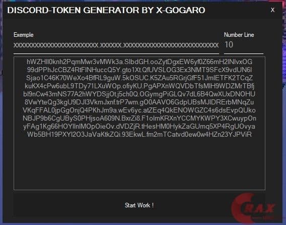 Discord-Token Generator By X-GOGARO