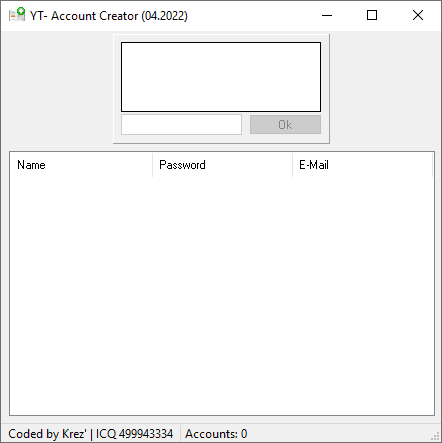 YouTube Account Creator