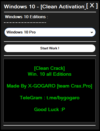 Windows 10 - [Clean Activation] | Supports all editions