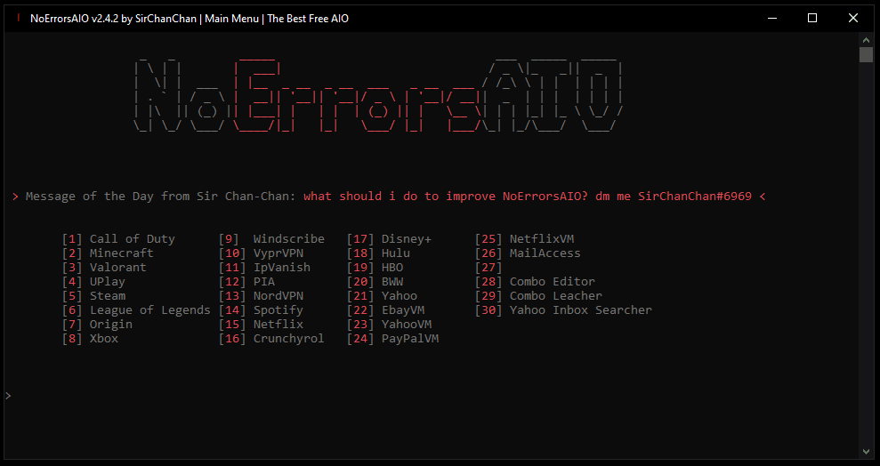NoErrorsAIO v2.4.2 | The Best Free AIO Checker