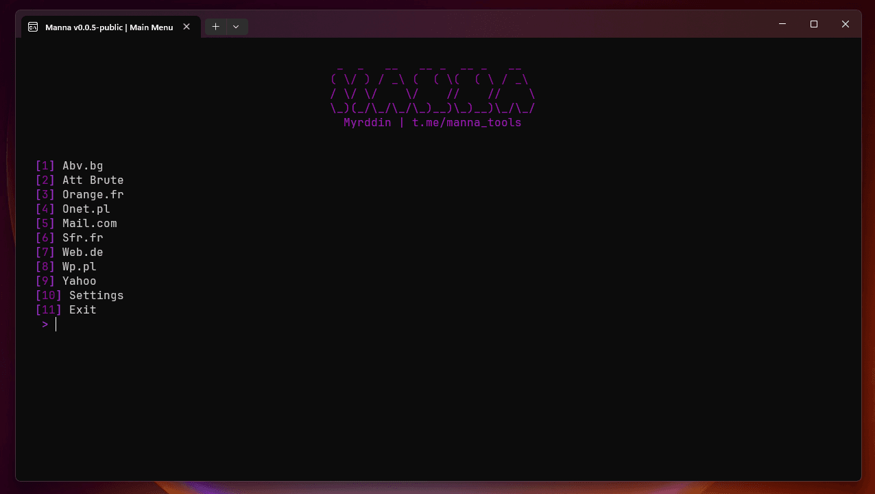 Manna Checker & Bruter