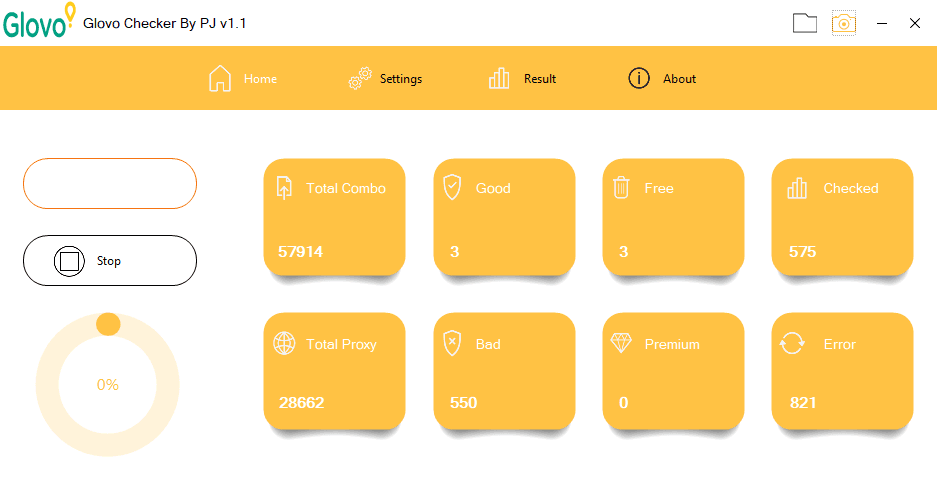 Glovo Checker by PJ v1.1 | Get Your Food