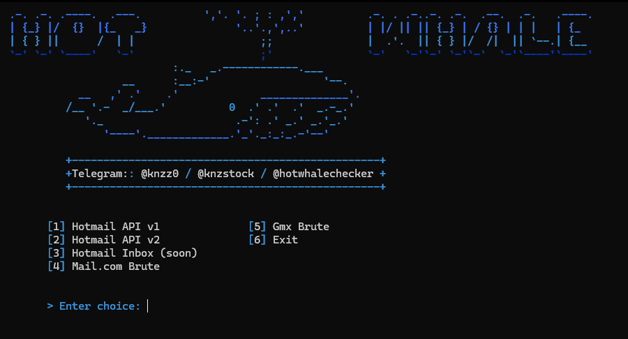 HotWhale - Hotmail Checker