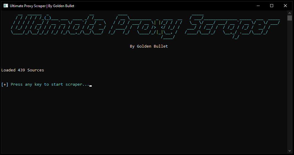 Ultimate Proxy Scraper by Golden Bullet [1 Million + Proxies]