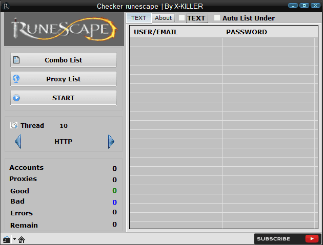 Runescape Checker by X-KILLER