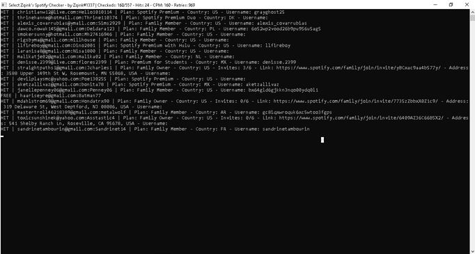 Spotify Checker by Zqink