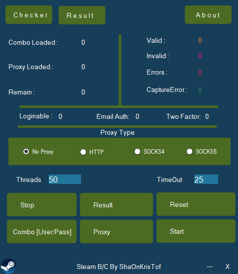 Steam Brute-Checker by ShaOnKrisTof