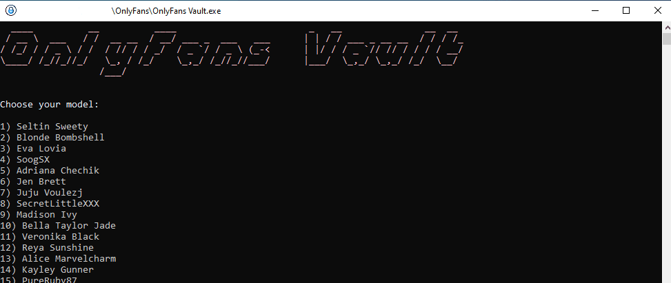 OnlyFans Models Vault