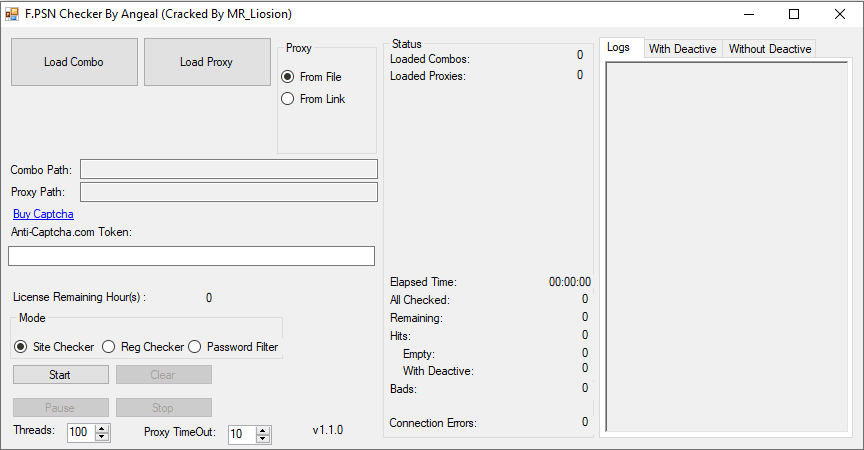 F.PSN Checker by Angeal