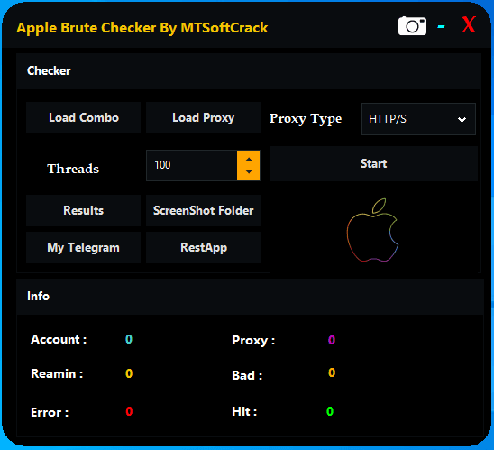 Apple Brute Checker By MTSoftCrack