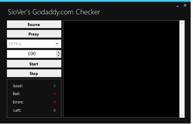 SioVer’s GoDaddy.com Checker
