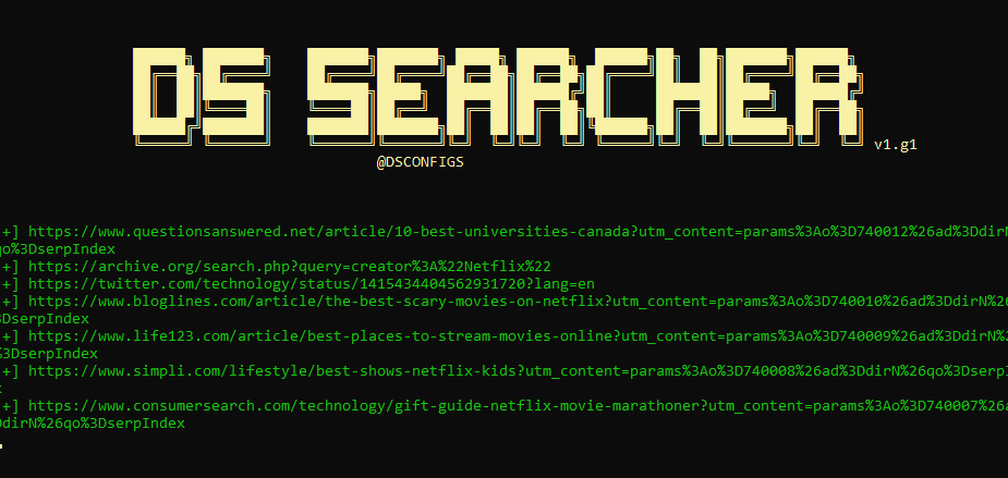 DS Searcher v1.g1