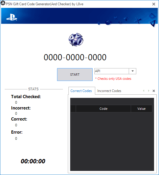 PSN Giftcard Generator By L8ve