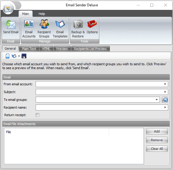 Email Sender Deluxe