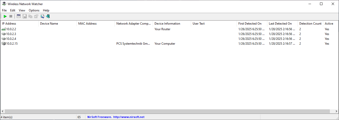Wireless Network Watcher
