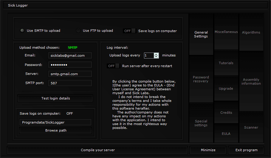 Sick Logger - Keylogger