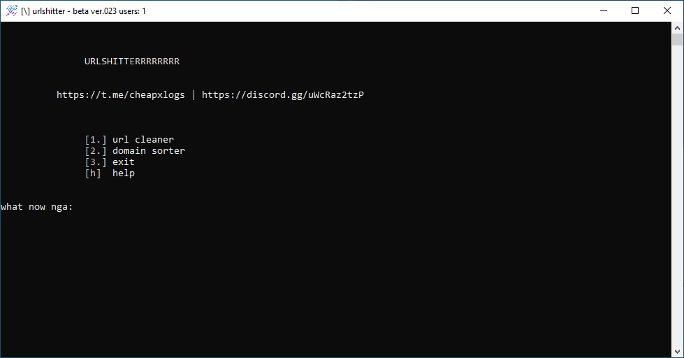 URLShitter - Log Extractor