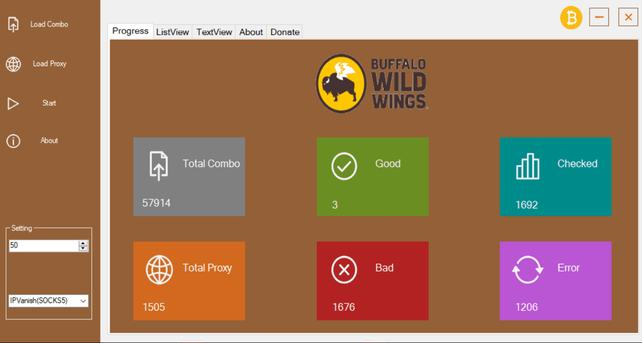 Buffalo Wild Wings Checker v1.0 by PJ