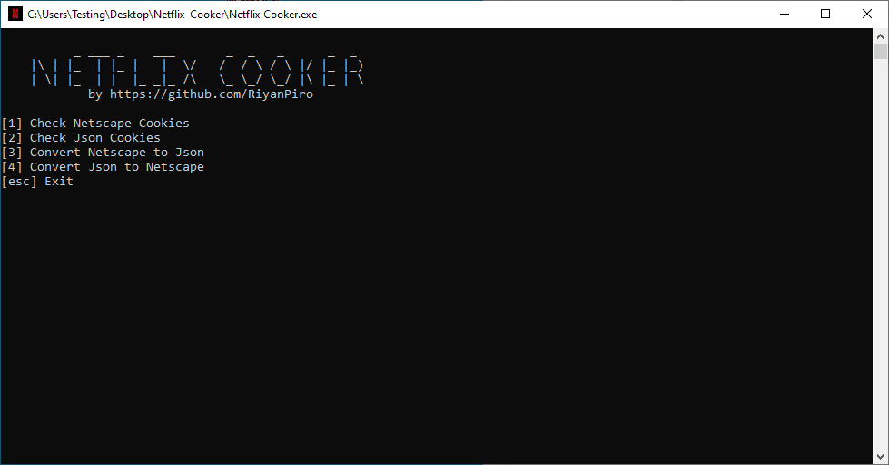 Netflix Cooker - Cookie Checker