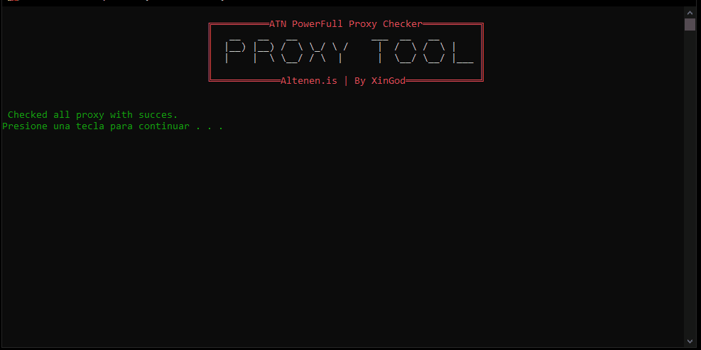 ATN POWERFULL FASTEST PROXY CHECKER 2K/CPM+