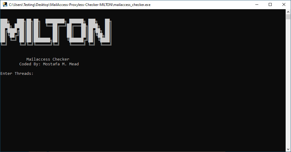 MailAccess Proxyless Checker by MILTON