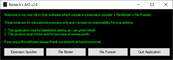 Biotech's AIO 2.0 - Binder, Pumper and Spoofer