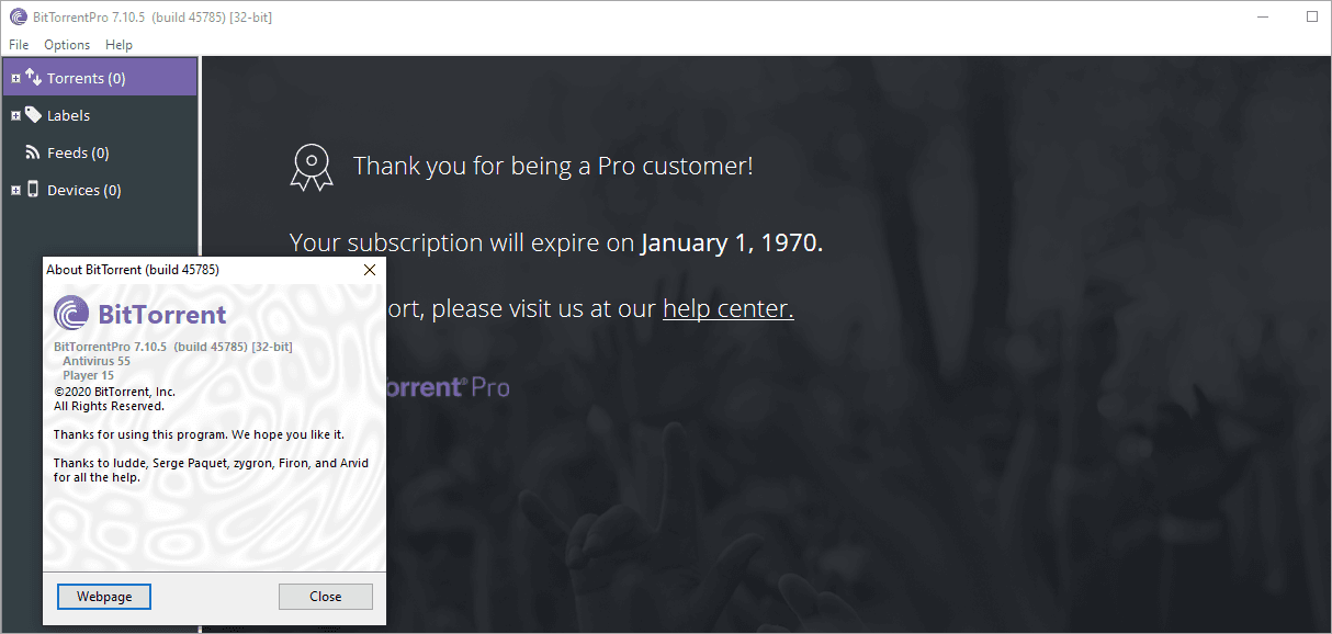 BitTorrent Pro v7.11 and Patch