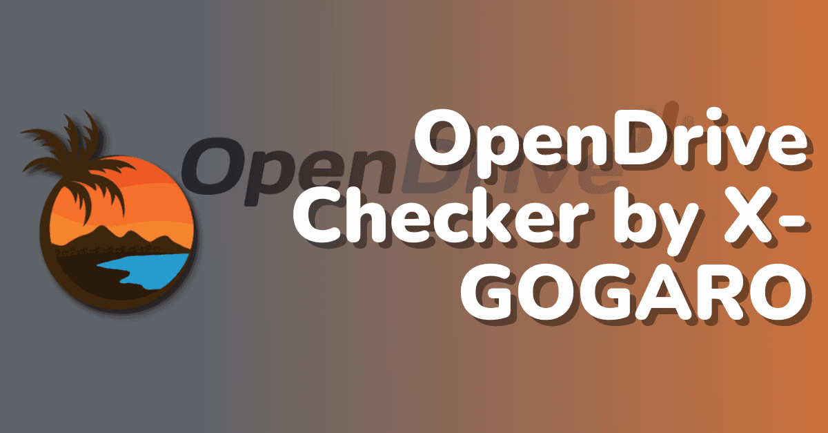 OpenDrive Checker By X-GOGARO
