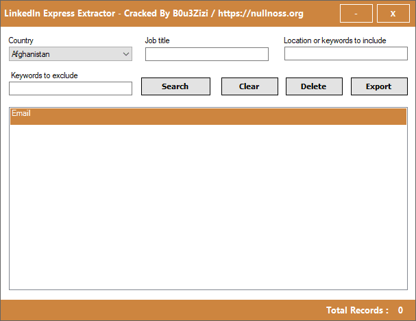 LinkedIn Data Extractor Cracked