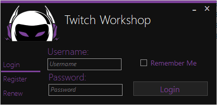 Twitch Workshop