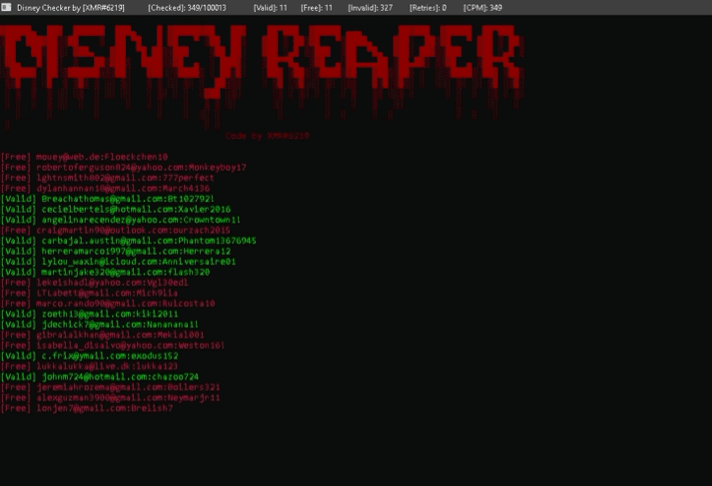 Disney+ Checker by XMR | Disney Reaper