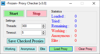Frozen Proxy Checker