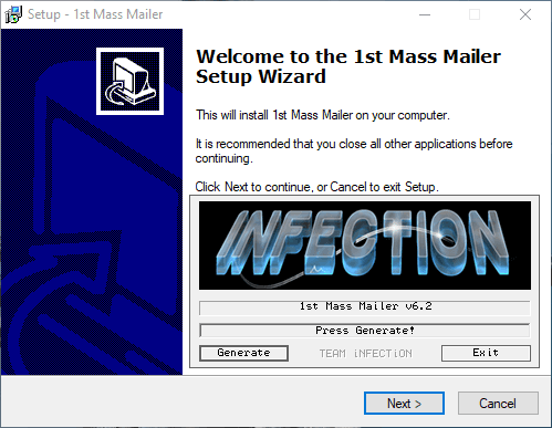 1st Mass Mailer Cracked