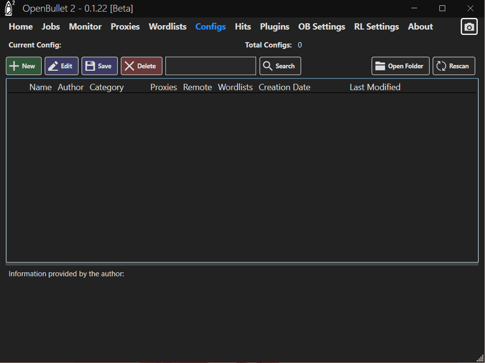 OpenBullet 2 Native Build Beta Version 0.1.22 By Ruri