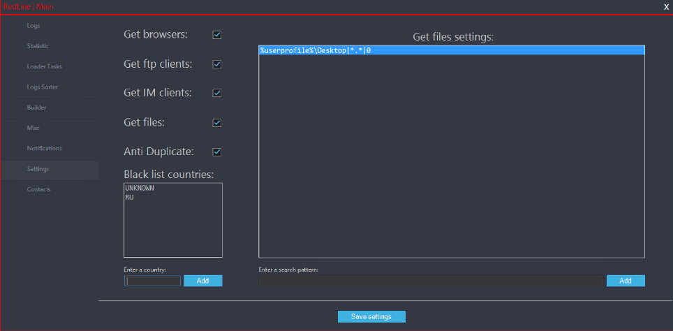 Redline Stealer v20.2 - Cracked Edition