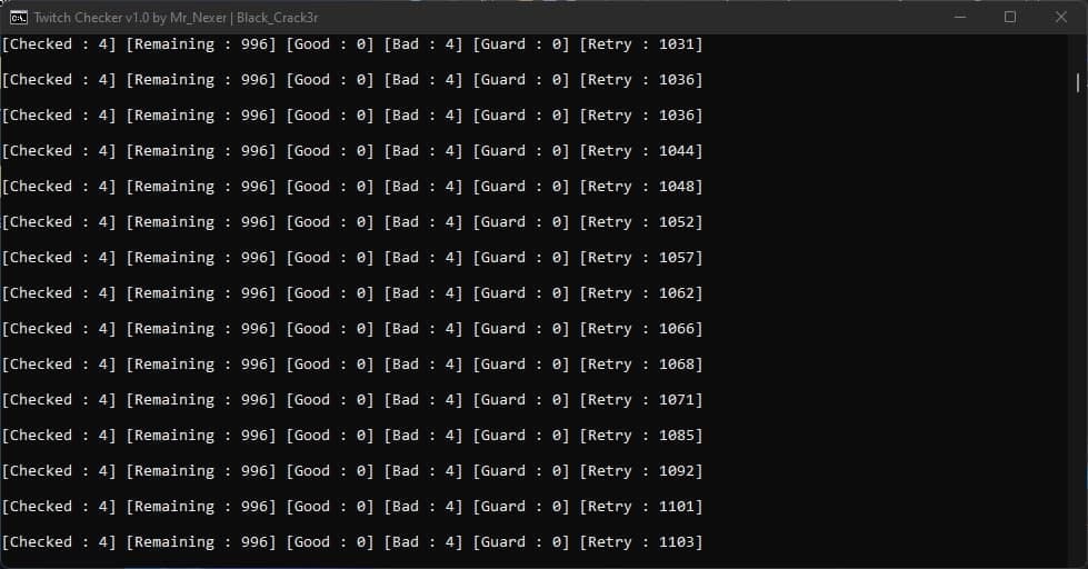 Twitch Checker By Mr_Nexer