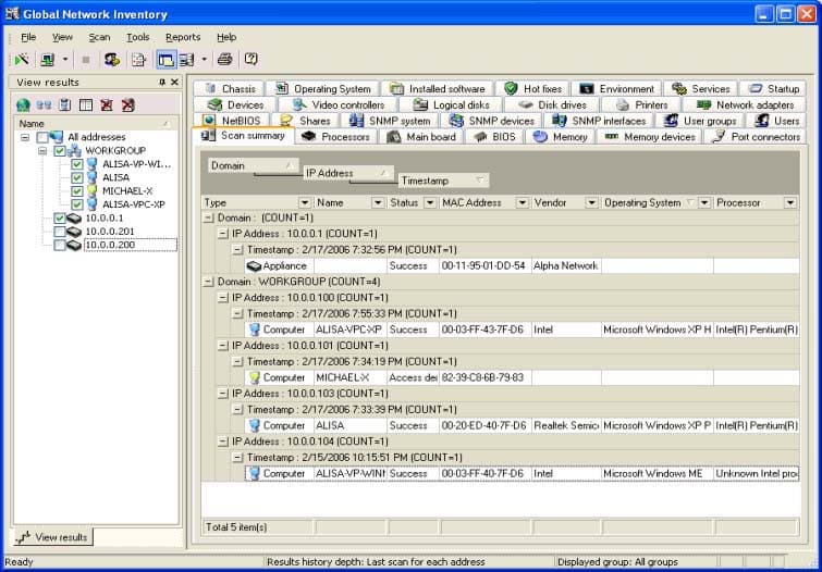 Global Network Inventory