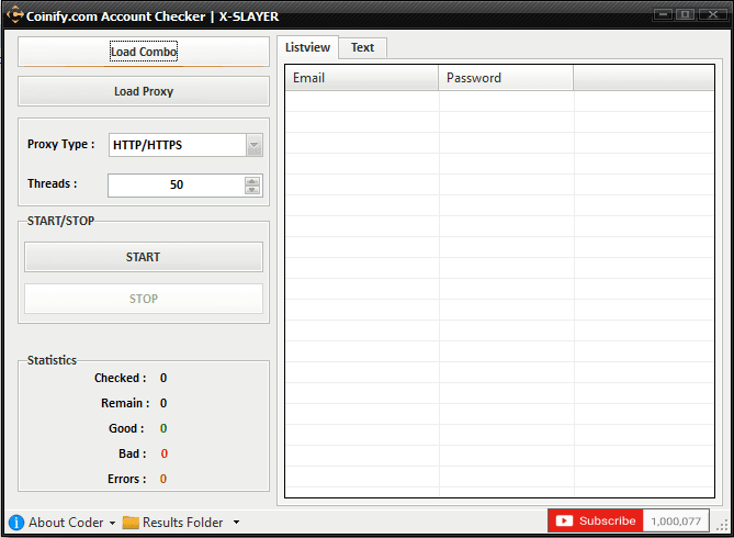 Coinify Account Checker by X-SLAYER