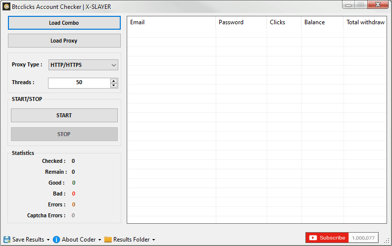 BTCClicks Account Checker by X-SLAYER